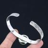 Daughters Day Deal Moss Prehnite Stone Sister Wedding Bangle 925 Sterling Silver