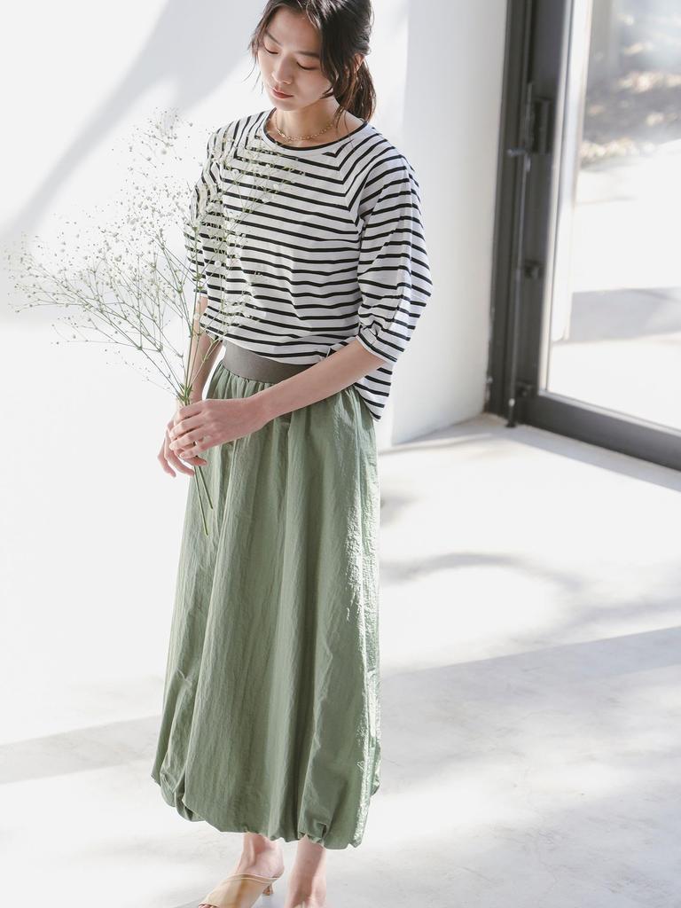 BEAMS Life Store by Beams Women's Ribbed Balloon Skirt (Sizes S-M)