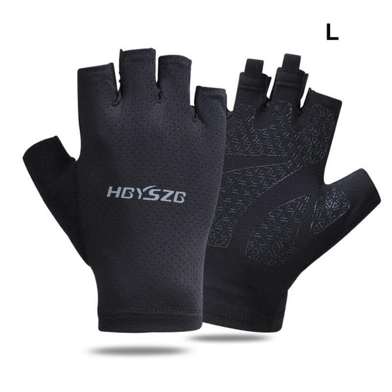 Cycling Gloves Bicycle Glove For Men Women Breathable Butterfly Mesh Half Finger Non-slip Mittens Bike Equipment Mtb