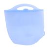 Silicone Microwave Bag 2000ml Leak Proof Reusable Food Storage Bag with Safety Handle Blue