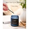 M&SENSE Aromatherapy Candle, Mini Candle, Summer's Night Scent, 50-Hour Burn Time, 200g, Soy Wax Jar Candle, Relaxing Gift for White Day, Valentine's