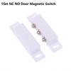 1 Coppia Sensore di Contatto Magnetico per Porte e Finestre Allarme Alta Sensibilità Interruttore di Contatto Magnetico Aperto Chiuso per Porta in Vetro Reed Metallico