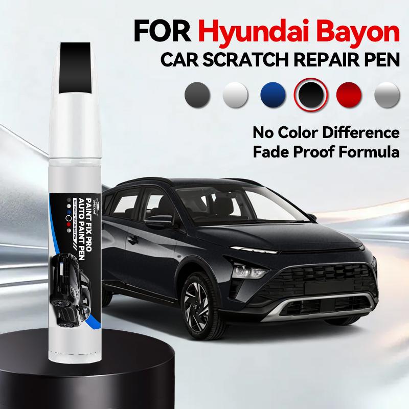 Gorący Samochód Dedykowany Do Hyundai Bayon Pisak do Naprawy Lakieru Zaprawka Usuwanie Rysów Akcesoria Samochodowe DIY Czarny Biały Niebieski Szary
