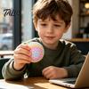 Textured Fidget Ball 3D Printed Rotatable Spiky Ball, Mini for Finger Tactile Stimulator Stress Relief, Portable Decompression Twisting Desk