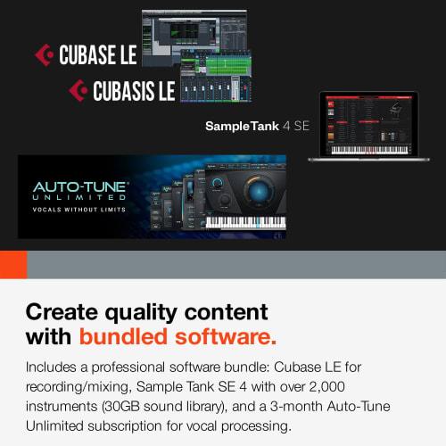 TASCAM US-2X2HR 2-Mic, 2-In/2-Out 24-bit/192kHz High-Resolution USB Audio/MIDI Interface for YouTube, Music Production, Live Streaming, and DTM