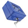 Portable Safe Box with 2 Key Fireproof Anti Theft Multipurpose Security Case Lock Box for Documents Jewelry