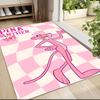 Pink Panther Dance Carpet Rug Soft Washable Antislip Home Living Room Sofa Mats Personalized Christmas Rug