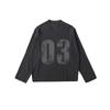 STREETRICH Retro American Loose Knitted Long Sleeve V-Neck Sweater Digital Print Versatile Top Trendy Fashionable Polyester Fiber