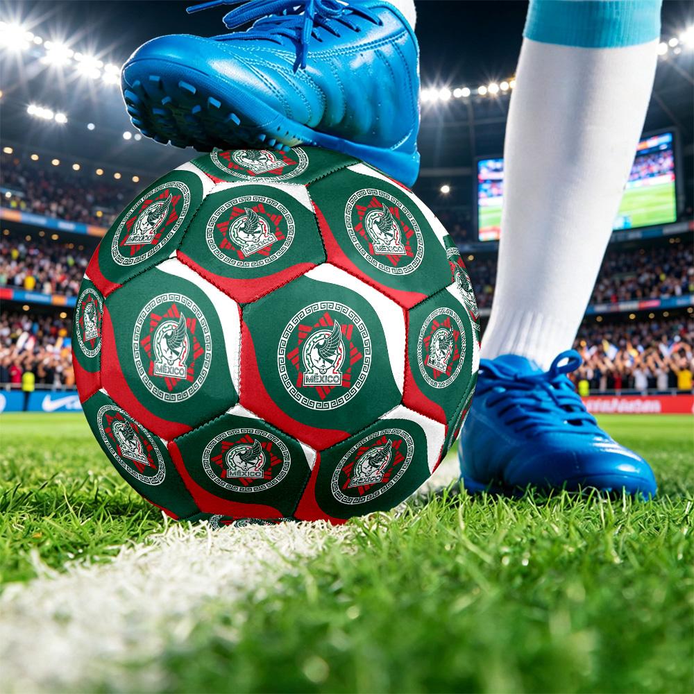 Mexico footbal Printed Size 5 Soccer Ball Wear Resistant Standard Adult Training Football Fan Gift for Indoor Outdoor Match Sports