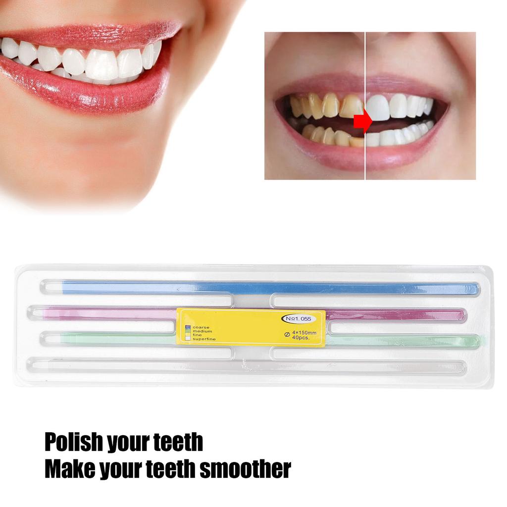 Zubní dokončovací leštící proužky Pryskyřice Zubní brusný proužek Brusný proužek na zuby Brusný proužek
