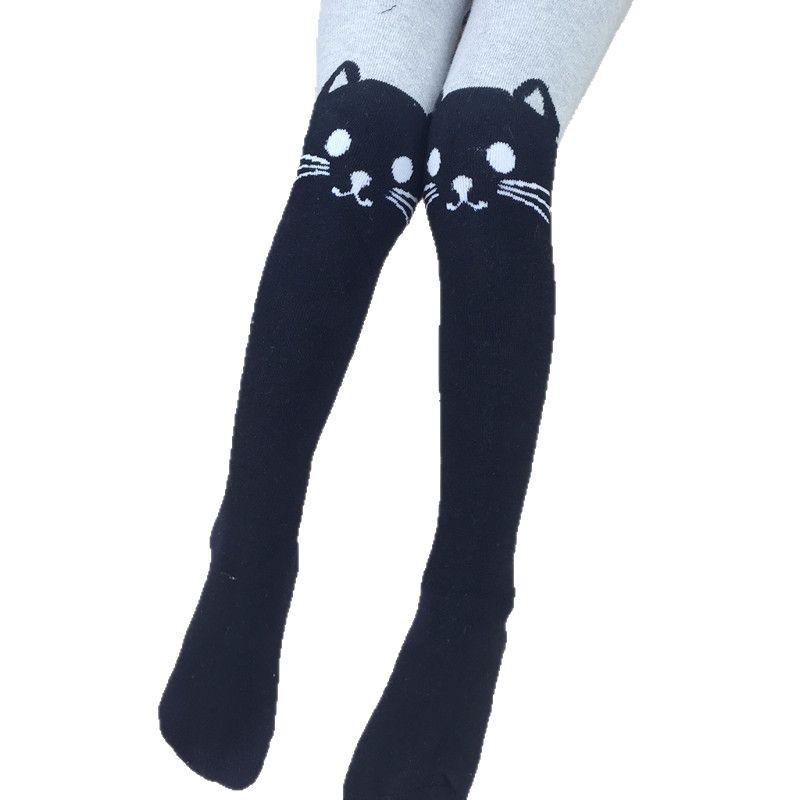 Girls' Thickened Terry Cotton Leggings: Autumn & Winter Pantyhose for Ages 3-7