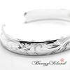 Hawaiian Jewelry Bangle Hawaiian Scroll Pattern Heavy Weight One Size Fits Most Width 10mm [BreezyIsland]