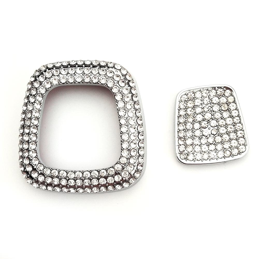 

Для Mercedes Benz B Class W247 2018 2019 2020 B180 B200 B220 B250 подголовник регулировка кнопка переключения Алмазная отделка Кристалл крышка серебряный