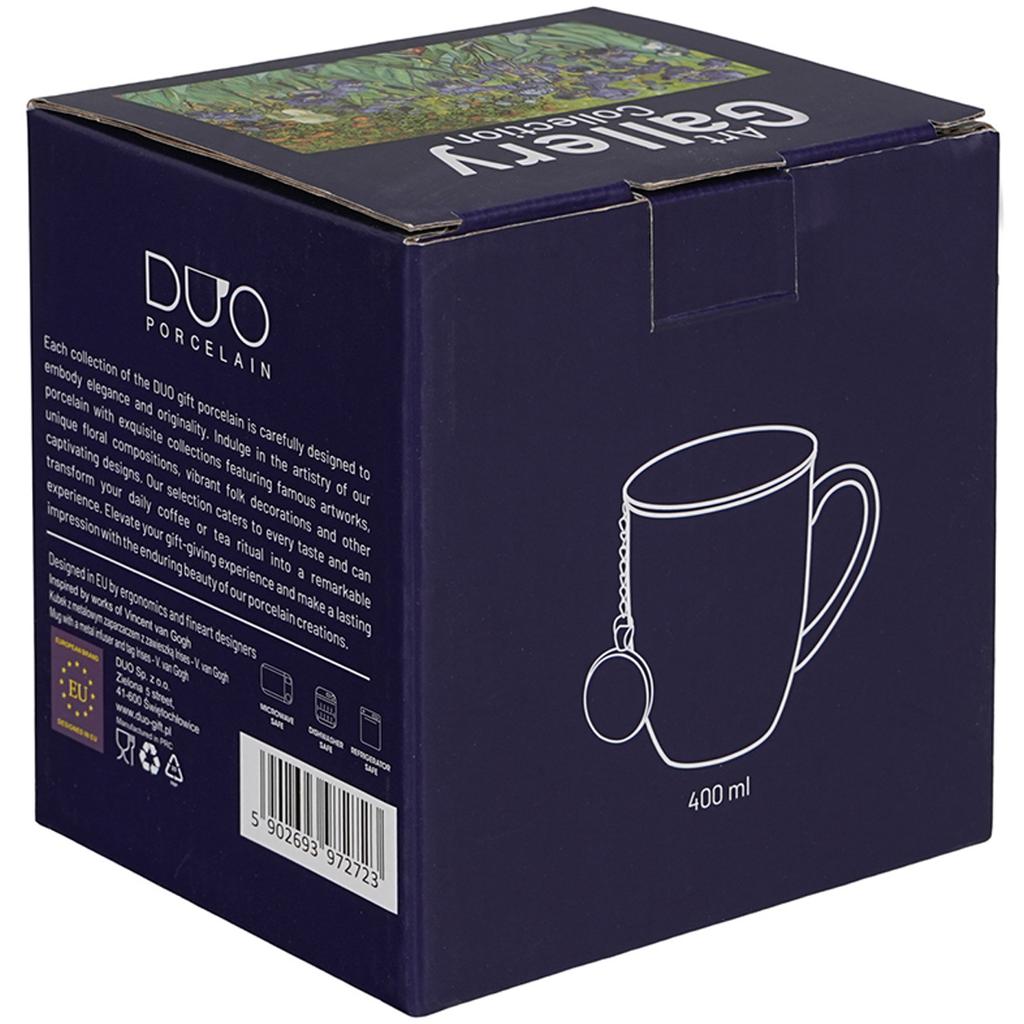 Kubek Z Zaparzaczem I Zawieszka Irises Van Gogh 400 Ml
