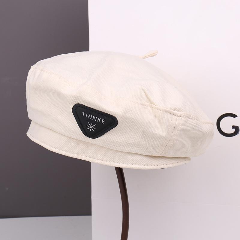 Spring and Autumn Fashion Show Face Small Beret Children Casual Big Head Circumference Painter Hat Women Newsboy Hat