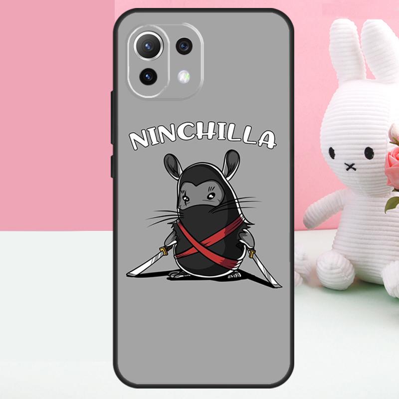 Cute Cartoon Chinchilla Case For Xiaomi 15T 13T 14T 17 Pro Max 15 14 Ultra POCO X7 Pro X5 X6 F5 F6 F7 F8 Ultra Funda