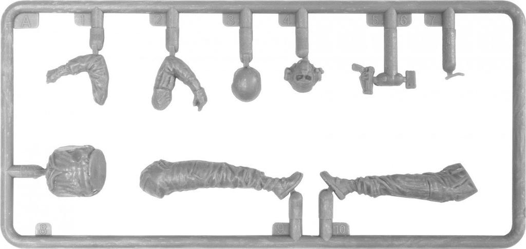 MiniArt Scale American Tank Crew Plastic Model Kit MA37005 1/35 (5-Piece Set)