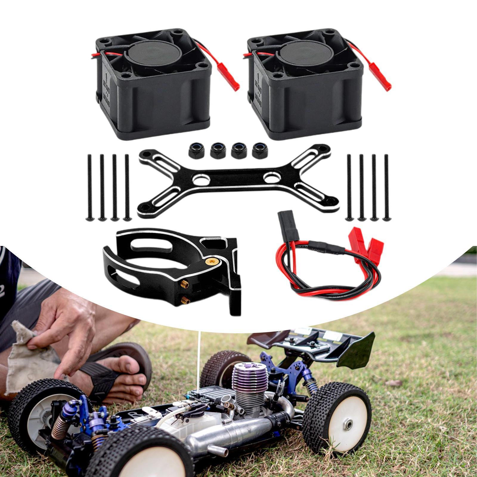 

,6S 8S подвійний високошвидкісний вентилятор, двигун 1717, RC охолодження для автомобіля чорний