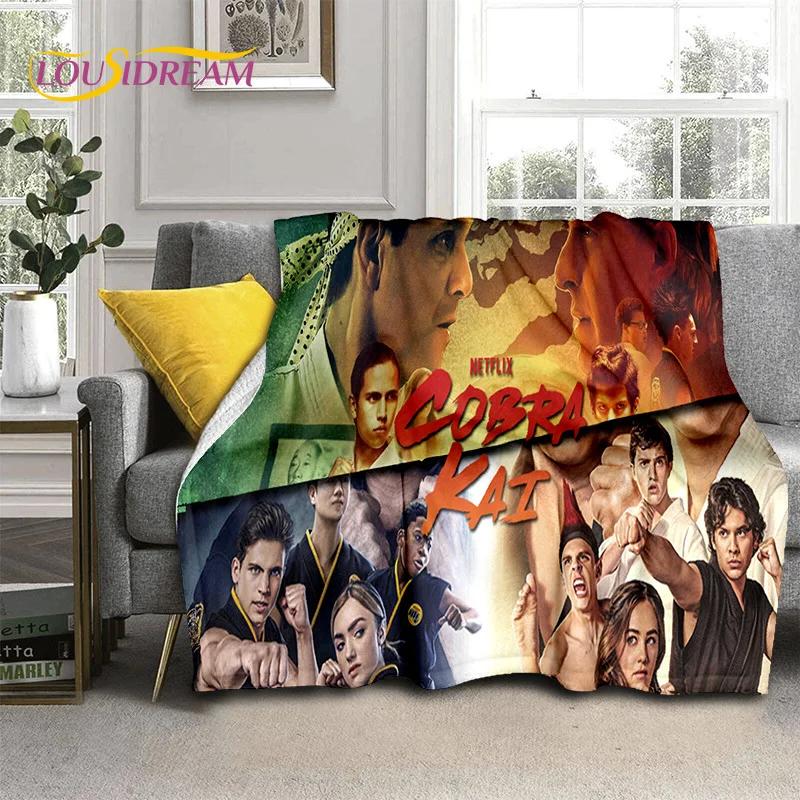 Classics TV Cobra Kai Amanda Karate Blanket,Soft Throw Blanket for Home Bedroom Bed Sofa Picnic Travel Office Cover Blanket Kids 75x90cm