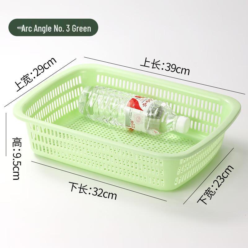 Rechteckiger Kunststoff-Aufbewahrungs- und Abtropfkorb