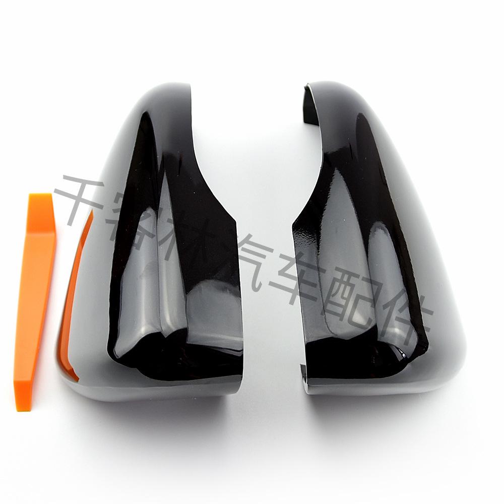 Gloss Black Rearview Mirror Shell for Volkswagen Golf MK6 (2009-2012).