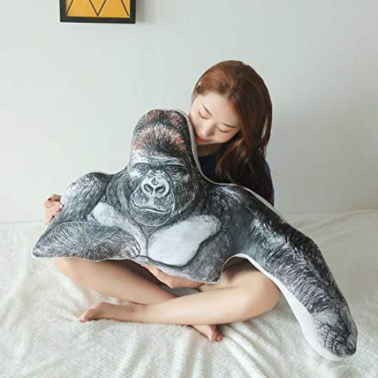 Plush Gorilla Monkey Animal Body Arm Cute Birthday Pillow, Pillow, Toy, Gift, Kids, Present, 4590cm