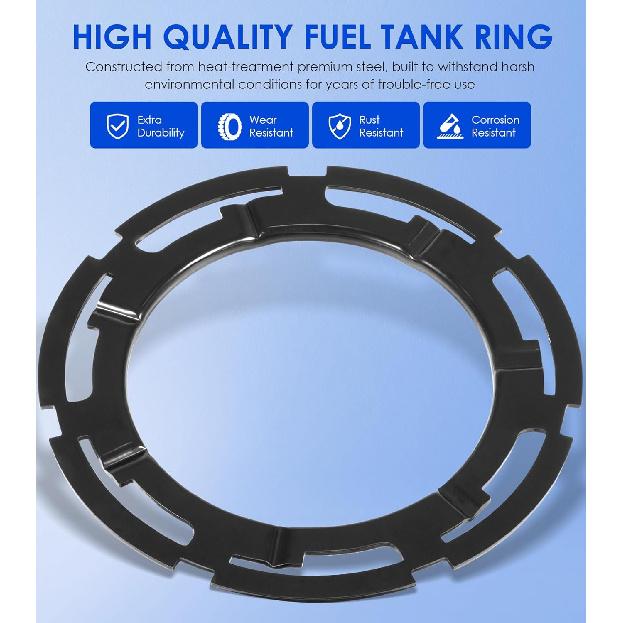 LO164 Fuel Pump Lock Ring, Fuel Tank Sending Unit Locking Ring Replacement for Buick Cadillac Chevrolet Dodge Ford GMC Hummer Isuzu Jeep Lincoln