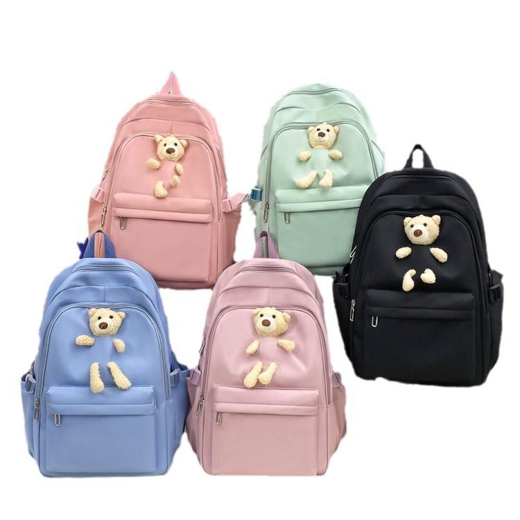 Schoolbag Korean version of female cute versatile schoolbag primary school students 3rd to 6th grade junior high school students college students