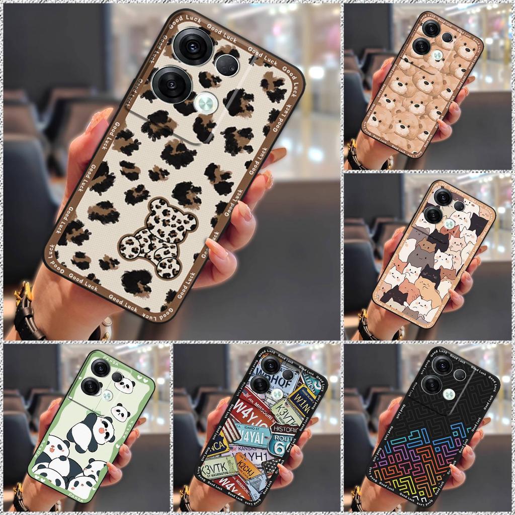 Anti-dust Silicone Phone Case For OPPO Reno8 Pro Plus 5G/8 Pro+ 5G/8Pro Global Cute Soft Case Back Cover Cover Durable