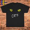 Nueva Camiseta Gatos Logo Musical de Broadway Negro Gris Blanco Azul Marino Talla S 3XL