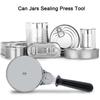 Stainless Steel Manual Can Round Sealer for Kitchen Glass Jars Press Sealing Hand Tool