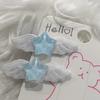 2pcs Fashion  Star Wing Hairpins Hair Duckbill Clip Sweet Hair Barrettes Y2K Hair Accessory Holiday Gifts
