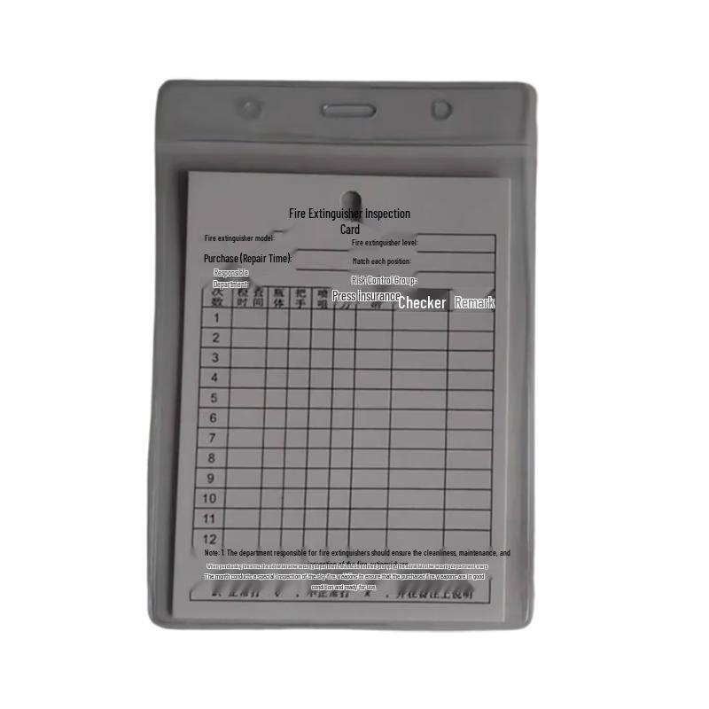 Inspection Card & Tie Set