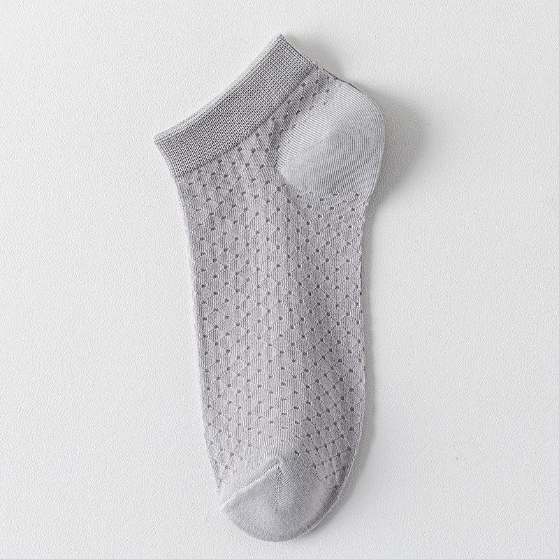 Men's Summer Thin Sweat Absorbing Deodorant Mesh Breathable Socks