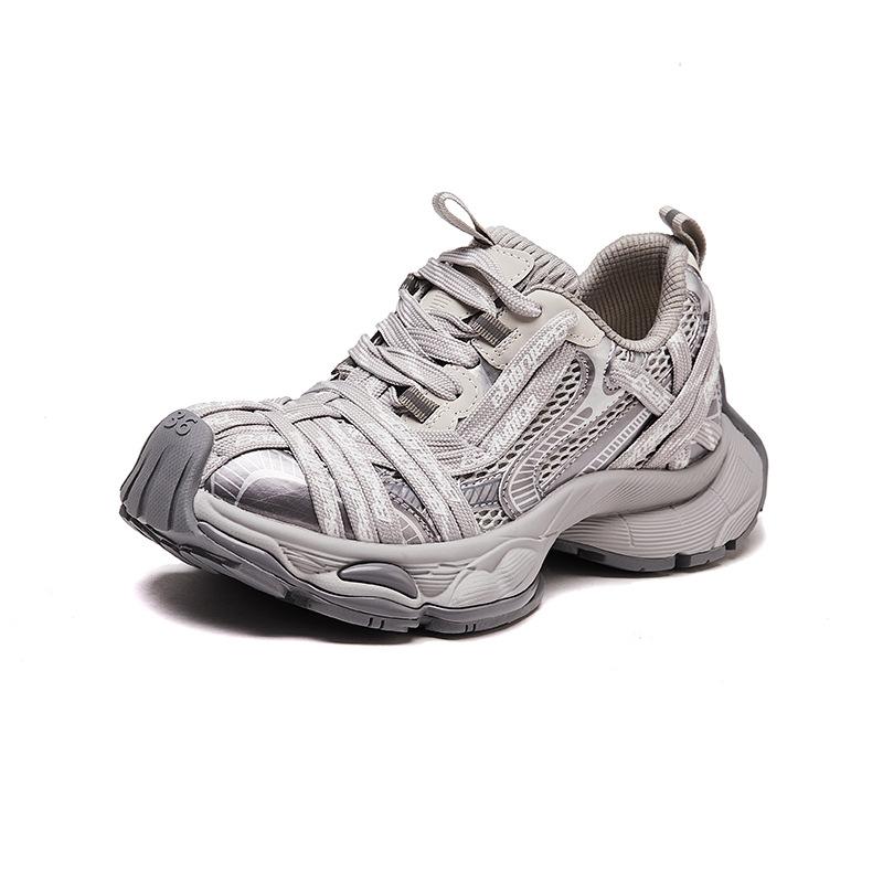 

Новые женские кроссовки, модные спортивные одинарные кроссовки на толстой подошве 40 серый