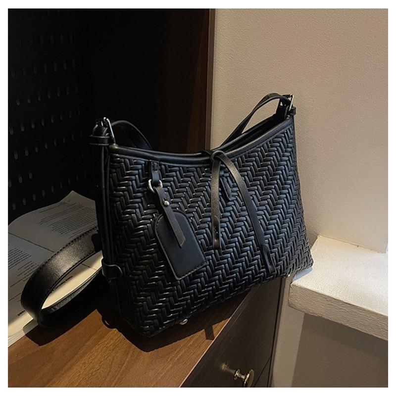 

Популярные сумки женская новая летняя на плечо мессенджер плетеная сумка повседневная дорожная сумка-тоут чёрный