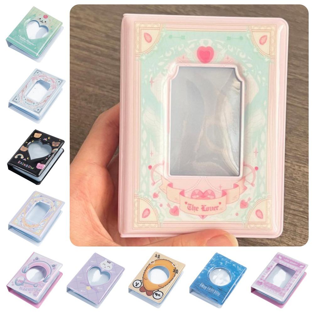 3 Inch Photo Album PVC Photocard Holder Cute Idols Cards Collect Book