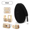 Gold Diamond buckle Shoelaces without ties Elastic Laces Sneakers Tennis No Tie Shoe laces Flat Shoelace for Shoes accessories