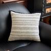 45x45cm Chenille Pillowcase 30x50cm Luxury Trendy Cushion Cover Herringbone Jacquard Retro Art Sofa Pillow Cover Home Decor