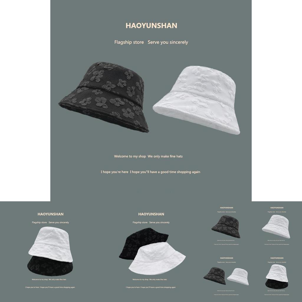Stylish Women's Bucket Hat With Floral Design Uv Protection Sun Hat For Summer