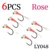 6PCS Fast Sinking Perdigon Euro Nymph Wet Fly Fishing Tungsten Bead Head Barbless Jig Hook Trout Grayling panfish Fishing Lures
