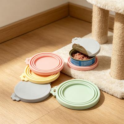 Coperchio in Silicone per Lattine di Cibo per Animali Domestici per Cane e Gatto 3 Misure Coperchio per Lattina Cibo Antipolvere A Prova di Umidità Coperchio per Lattina Cibo Sicuro Inodore Riutilizzabile Sigillo per Cibo per Animali Domestici
