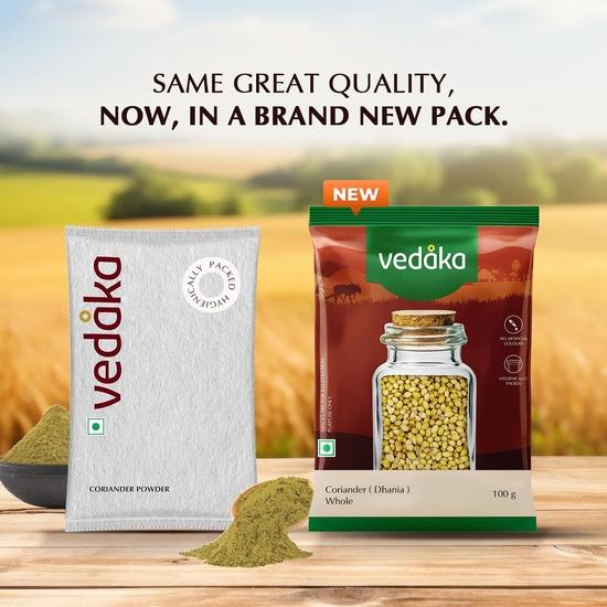 Vedaka Whole Coriander Seeds Sabut Dhania Seeds 100g