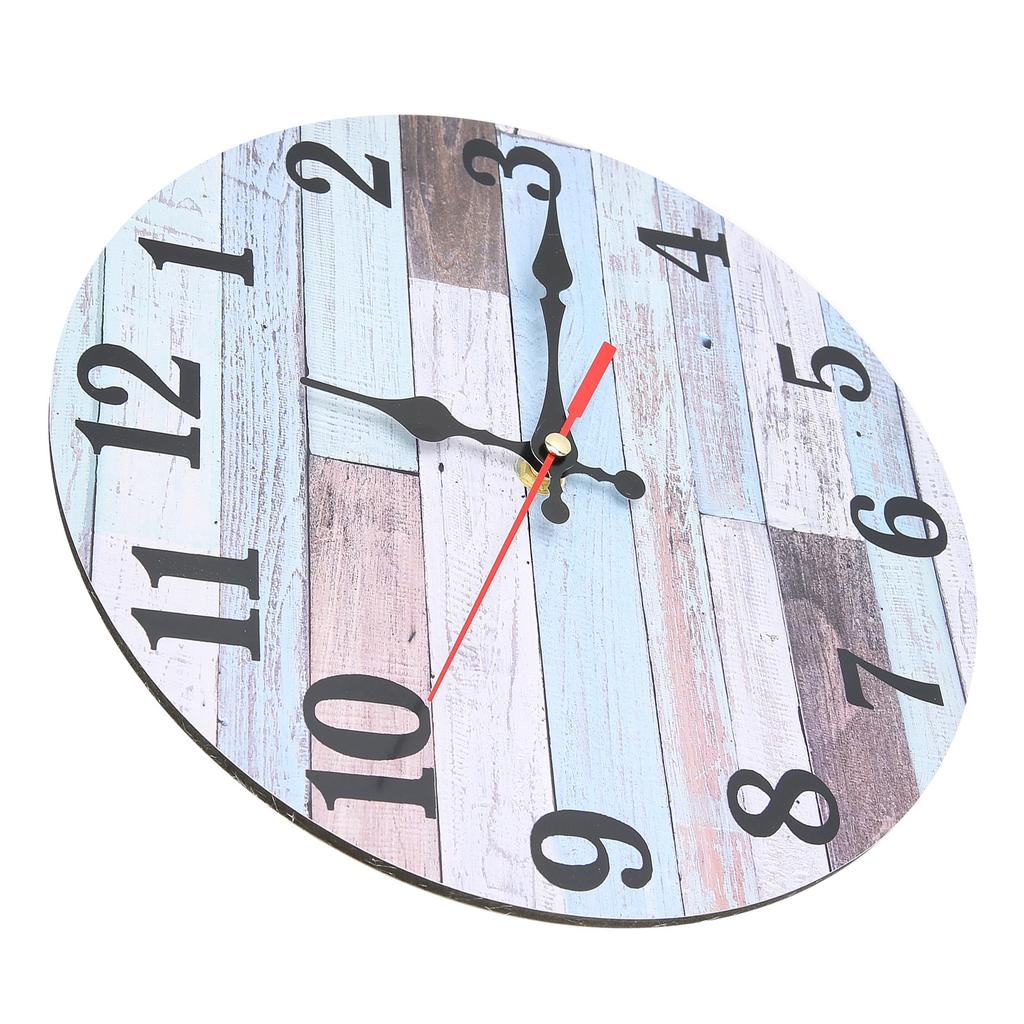 Wall Clock Industrial Style Round Silent Clock Home Decoration Commercial Retro Decorative Wall