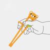 Animal Bear Frog Silicone Kids Chopsticks Tableware Baby Practice Helper Eating Training Tools