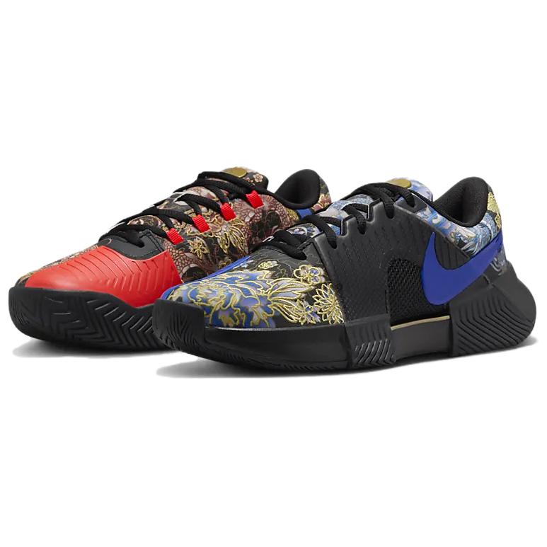 Naomi Osaka X Nike Zoom GP Challenge 1 Jaime Paris Collection Women Sneakers Black Bright-Crimson Metallic-Gold FN4772-001