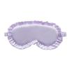 Silk Ruffle Sleep Eye Mask Soft Sleeping Eye Covers Multicolor Night Dream Blackout Eye Patches for Woman Man To Sleep Better