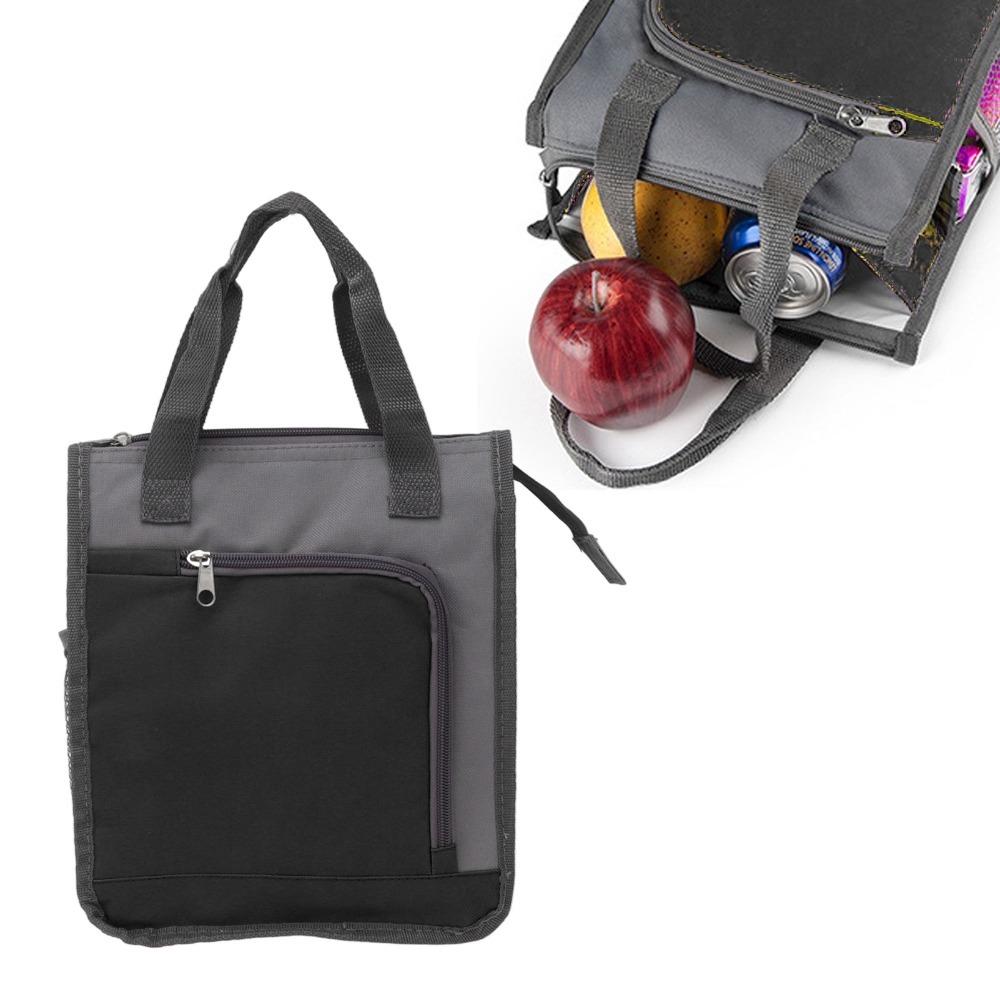 

Leakproof Design Insulated Reusable Grocery Bag Portable Refrigerated Insulated Bag Travel Use чёрный