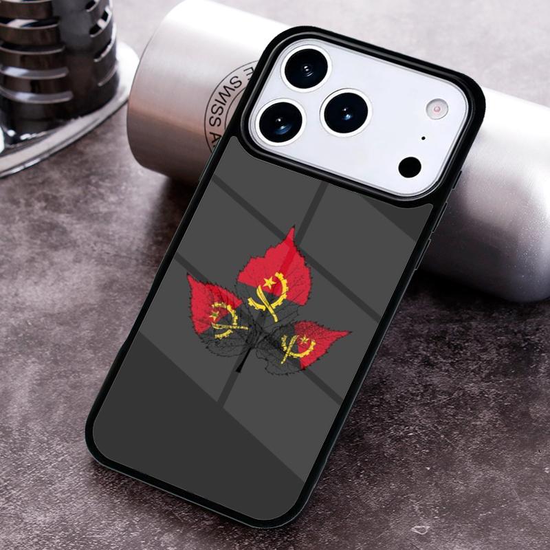 Angola flag Phone Case For iPhone 17 16 15 14 13 12 11 Pro Max Plus 17Air Soft Silicone Cover