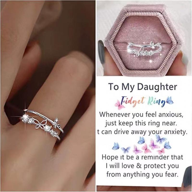 Elegant Bow Knot Ring: Women's High-End Minimalist Open Design
